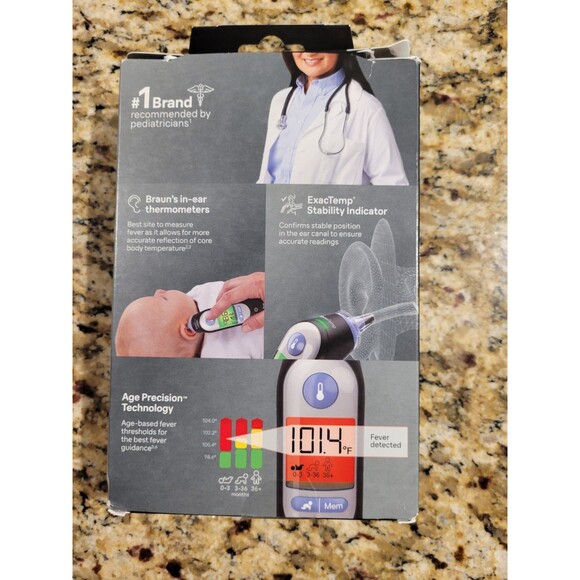 BRAUN Thermoscan 7 Ear Thermometer - Braun's Best Thermometer - Picture 9 of 12